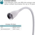 BLACK+DECKER LED Desk Lamp, Gooseneck Task Light, Dimmable with 3 Color Modes