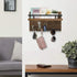 Key Holder for Wall Decorative with Key Hooks, Mail Organizer Wall Mounted, Key Hangers with Mail Shelf for Wall, Key Racks and Mail Holder for Wall