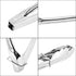 Emoly 6 Pack Stainless Steel Serving Tongs Metal Cooking Tongs with Scalloped Gripping Edge Kitchen Tongs for Serving Appetizers, Desserts, Salads, Barbecue and Cooking (9-Inch, Silver)
