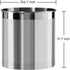 Oggi Steel Holder Utensil Crock, Jumbo, Stainless Steel - 7"