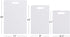 Farberware Plastic Cutting Board Set, Set of 3 Rectangle, White