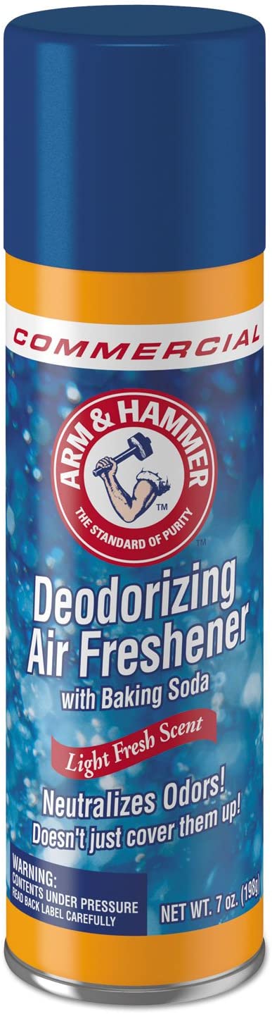 Arm & Hammer 3320094170 Baking Soda Air Freshener, Aerosol, Light Fresh Scent, 7oz (3)