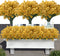 Artificial Flowers Outdoor, 20 Bundles Artificial Plants UV Resistant Fake Plants for Outdoors Outside Front Porch Window Box Hanging Planter Decoration(Yellow)
