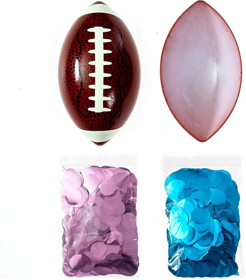 Gender Reveal Confetti Football