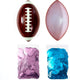Gender Reveal Confetti Football