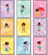 9 Pieces Motivational Black Girl Wall Decor Girls Room Decor African Girl Inspirationa Quotes Poster Unframed Black Girls Art Prints for Kids Teen Girls Room Wall Decorations,Unframed, 8 x 10 Inch