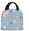 Happy Boba Bubble Tea Lunch Bag For Women Girls Kids Insulated Picnic Pouch Thermal Cooler Tote Bento Large Meal Prep Cute Bag Big Leakproof Soft Bags For Lunch Box, Camping, Travel, Fishing