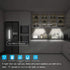 132 LED Closet Light, Under Cabinet Lighting Battery Operated Motion Sensor Cabinet Lights,Super Bright USB Rechargeable LED Night Light for Kitchen, Stairs,Wardrobe