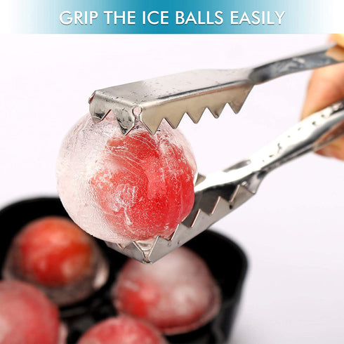 Stainless Steel Ice Cube Tongs, Ice Serving Tongs For Cocktails Whiskeys COINCHI