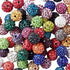 Beadthoven 100pcs 10mm Mixed Color Glass Rhinestone Clay Pave Round Beads, Disco Rhinestone Crystal Shamballa Beads for Jewelry Making (0Round-100pcs#Multi Color)
