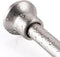 SZXIMU Spring Tension Curtain Rod 27-43 Inch, Never Rust and Non-Slip Shower Curtain Rods with Flat Top, Nickel