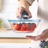 Silicone Lids, GUANCI Set of 6 Reusable Silicone Bowl Lids Reusable Suction Lids Microwave Covers Food Storage Cover Food-grade grip fits Cups, Bowls, Plates, Pots, Fridge Dishwasher Safe