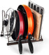 Simple Trending Adjustable Pan and Pot Lid Organizer Rack Holder, Kitchen Counter and Cabinet Organizer, Bronze