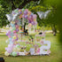 Beaumode DIY Pastel Balloon Garland Kit 104pcs Pastel Balloons for Kids Themed Birthday Backdrop Unicorn Butterfly Garden Cake Smash Photo Shoot Party Decoration Supplies