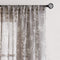 FMFUNCTEX Sheer Curtains for Living-Room 84" Long White Floral Blossom Print on Flax Linen Blend Window Curtain Panels 50" w x 2 Pack Rod Pocket