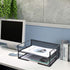 Meshist Stackable Letter Tray Desk Organizer, 2 Tier Mesh Desktop File Organizer, Document Paper Tray Organizer, Perfect for Home and Office, Black