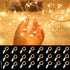 24 Pack LED Fairy Lights Battery Operated, ZOUTOG String Twinkle Lights for Bedroom, Waterproof 6.6ft 20 LED Battery Lights for DIY Wedding Party Valentine's Day Gifts Romantic Decoration, Warm White