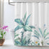 CHICHIC 71x71 Inch Shower Curtain for Bathroom Shower Curtain Set Fabric Shower Curtain with Hooks Thickening Waterproof Bathroom Decorations Tropical Leaves Shower Curtain