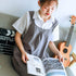 Japanese Linen Cross Back Kitchen Cooking Aprons for Women with Pockets Cute for Baking Painting Gardening Cleaning Gray