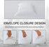 L LOVSOUL 100% Cotton Pillowcase 2 Pack White Queen Size 20x28Inches,Luxury Soft Breathable and Machine Wash Pillow Covers with Envelope Closure(Pillows are not Included)