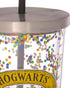 Spoontiques Hogwarts Glitter Cup w/Straw