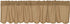 Burlap Natural Scalloped Valance 16x72