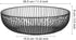 Metal Wire Countertop Fruit Storage Basket Stand for Living Room, Kitchen, Pantry, Office?11 inch(black-hemisphere)