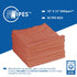 Microfiber Rags in A Box (50 Count) - Mwipes - 10" x 12" Reusable Wipes for Cleaning - Edgeless Terry Towels, Shop Rags, Wash, Dust, Disposable, House, Small Cleaning Cloths (Red)