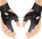 COMSHOW LED Flashlight Gloves, Stocking Stuffers for Men, Men Gifts for Dad Boyfriend, LED Light Gloves for Men, Women, Mechanics, Electrician, Hands Free Gadgets for Fishing, Camping, Car Repair (B)