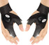 COMSHOW LED Flashlight Gloves, Stocking Stuffers for Men, Men Gifts for Dad Boyfriend, LED Light Gloves for Men, Women, Mechanics, Electrician, Hands Free Gadgets for Fishing, Camping, Car Repair (B)