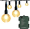 Battery Operated Globe String Lights, LOENDE Crystal Globe String Lights 16ft 30 LED 8 Modes Waterproof String Lights with Timer for Backyard Garden Balcony Pergola Wedding Party Decor( Warm White )