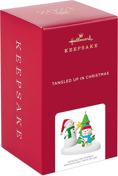 Hallmark Keepsake Christmas Ornament 2021, Tangled Up in Christmas Snowmen, Musical