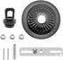 ECUDIS Light Fixture Canopy Kit, 5 Inches Diameter and 6 Feet Pendant Light Chain Includes Mounting Hardware for Chandelier or Swag Light Fixtures, Max Fixture Load of 50 Pounds (Oil Rubbed Bronze)
