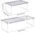Cabinet Shelf Organizers, Expandable Shelf Organizer, Adjustable 16.7"-24.8" Length Thickened Pantry Shelf Cabinet Organizers and Storage for Kitchen Cupboard Bathroom Counter