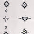 Yokii Boho Fabric Shower Curtain 84-Inch Length Tribal Chic Hippie Geo Diamond Fringe Bathroom Shower Curtain Set Extra Long Beige Heavy Weighted Bath Curtains with 4'' Tassels (72x84, Beige)