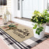 Artoid Mode No Pricks Allowed Cactus Funny Text Doormat, Seasonal Summer Holiday Creative Decorative Welcome Floor Mat Switch Mat for Indoor Outdoor 17 x 29 Inch