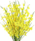 ProYankiot Orchids Artificial Silk Flowers 12 pcs 37? Fake Faux Dancing Lady Orchids Stem Flower for Home Decor Indoor Party Office Festival Decoration Yellow
