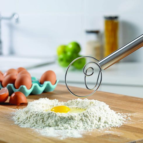 Tovolo Stainless Steel Dough Whisk, 12 Inch