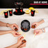 Spear Shot Dispenser with 5 Glasses Pack Premium Quality Hard Plastic Liquid Pourer and Holder - Durable Stainless Steel Glass Smart Gadget Multiple Shots for Party Fiesta Holiday with Family Friends