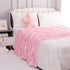 Toneed Soft Throw Blanket for Girls Kids, 50'' x 60'' Fluffy Flannel Warm Blankets for Bed, Plush Washable Decorative Fur Blanket for Room Sofa, Couch and Home Decor