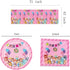 Birthday Party Supplies and Decorations Serves 20 Guests Includes table cover, plate, napkin for baby shower birthday party for Boys Girls