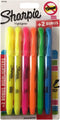 SHARPIE Pocket style Highlighters Assorted Colors 4 Pens Plus 2 Bonus