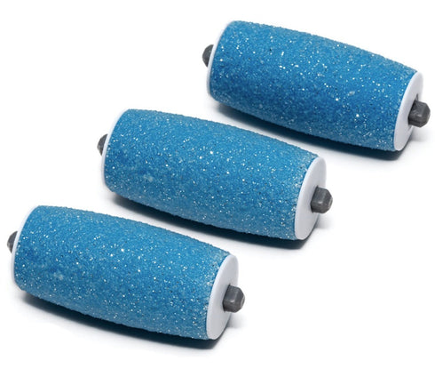 Own Harmony Refill Rollers Best Fit for Electric Callus Remover CR900 - Foot Care for Healthy Feet - Pedicure File Tools - Replacement 3 Pack (Regular Coarse, Blue)
