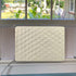 Homydom AC Cover Indoor, Air Conditioner Cover Inside AC Unit Cover Double Insulation Defender, High Elasticity, Light Yellow M-25"x 16"x 3.5"(L x H x D)