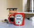 Heinz Ketchup Logo"Worth The Wait" Ceramic Coffee Mug | Collectible Drinkware And Novelty Kitchen Gifts | Oversized Cup For Tea, Cocoa, Hot And Cold Beverages | Holds 16 Ounces