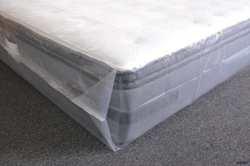 Mattress Bag for Moving & Long-Term Storage - Twin Size - Enhanced Mattress Protection with Extra Thick Tear & Puncture Resistance Polyethylene (Value Pack of 2pcs)