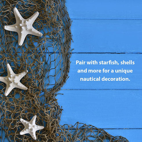 Fishing Net-Decorative Fishing Net Décor-Fish Netting Decoration-5'x10' Commercial Fish Net Fishing-Large Fishing Net-Fish Net Décor-Netting Material Pirate Party Costume-Nautical Beach Décor
