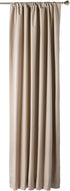 Amazon Basics Room Darkening Blackout Window Curtains with Tie Backs Set - 52 x 96-Inch, Taupe, 2 Panels