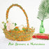 Naidiler 196 Ft Green Leaf Ribbon Jute Burlap Twine Vine with Artificial Leaves for Safari Decor Baby Shower Jungle Decor and DIY Wreath Wraping Craft
