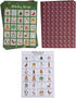 Juvale Christmas Bingo Game for Adults and Kids, Holiday Party Supplies, 2 to 36 Multi-Player (47 Pieces)